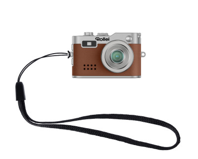 Mini Fotocamera Marrone - Portachiavi Digitale Gadget & Idea Regalo — immagine 2
