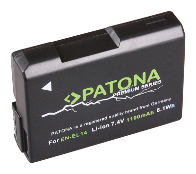 Batteria Premium EN-EL14 Nikon P7100 P7000 D5100 D3200 D3100 — immagine 2