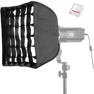 Softbox 30x30 con griglia SA-30 per S-30 — immagine 3