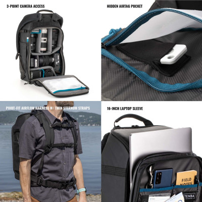 Zaino AXIS V2 24L Black — immagine 10