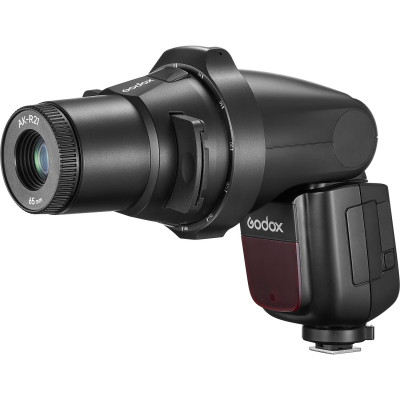 AK-R21 Kit proiezione per flash con testa circolare (Godox V100, V1 Pro, V1) — immagine 7