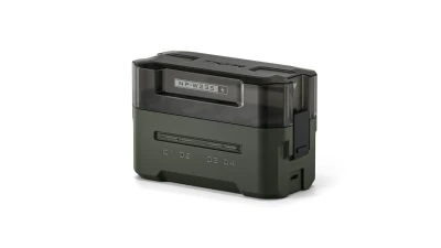 Stazione di ricarica portatile per batterie Fujifilm NP-W235 (4 canali)