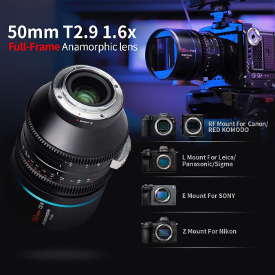 50mm T2.9 1.6X FULL-FRAME ANAMORPHIC VIDEO (E-MOUNT) — immagine 8