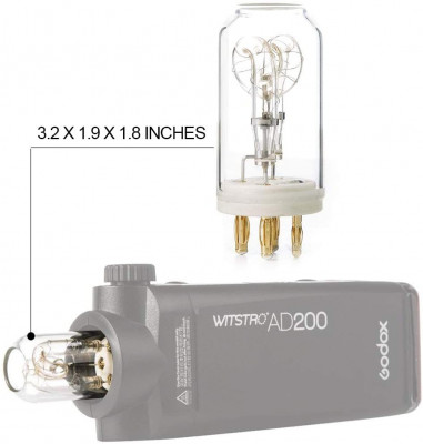 ADFT200 Lampada Flash Sostitutiva per Testa AD200 — immagine 2