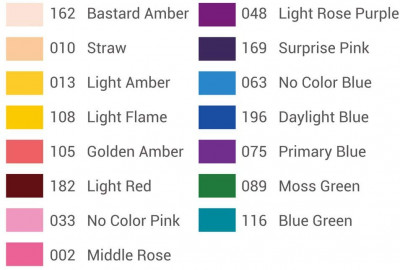 Set effetti colore SA-11C per S30/V1/AK-R1 — immagine 4