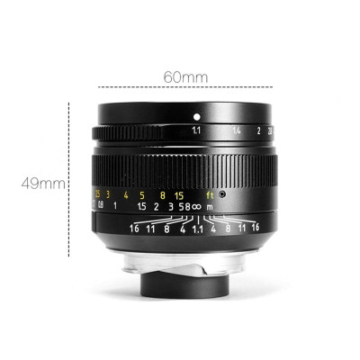 50mm f/1.1 x Leica M Black — immagine 2