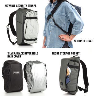 Borsa a tracolla Solstice V2 12L Grigia — immagine 5
