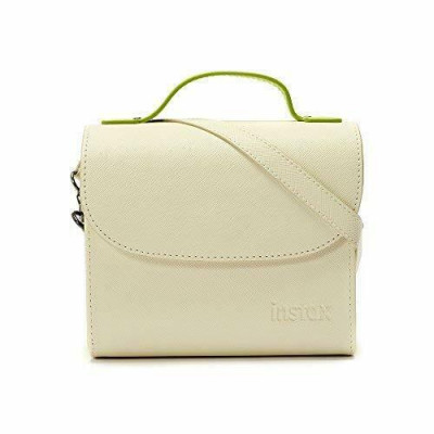 BORSA IN PELLE LIME GREEN PER INSTAX MINI 8, 9, 11, sq6, sq20 — immagine 2