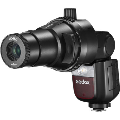 AK-R21 Kit proiezione per flash con testa circolare (Godox V100, V1 Pro, V1) — immagine 8