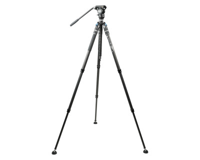 Treppiede video in carbonio SVS60 con Twist Lock rapido e Testa video S3 — immagine 3