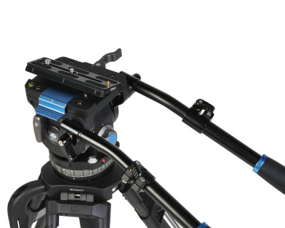 Treppiede video SQ100 con testa fluida VHS18 semisfera 100mm — immagine 5