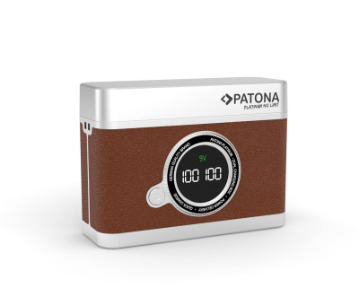 Custodia di ricarica doppia Platinum Retro per Fuji NP-W126 con USB-C — immagine 2