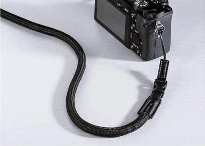 Tracolla fotocamera BRAID 120 - 120cm - Nero — immagine 3