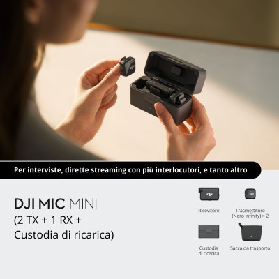 Mic Mini (2 TX + 1 RX + Custodia di ricarica) — immagine 10