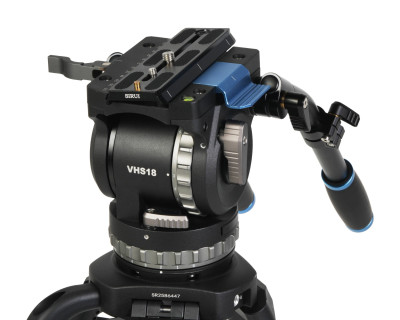 Treppiede video SQ100 con testa fluida VHS18 semisfera 100mm — immagine 4