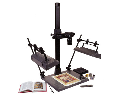 Repro RSX con supporto camera RTX colonna 1.20m cremagliera e base 60x50cm — immagine 2