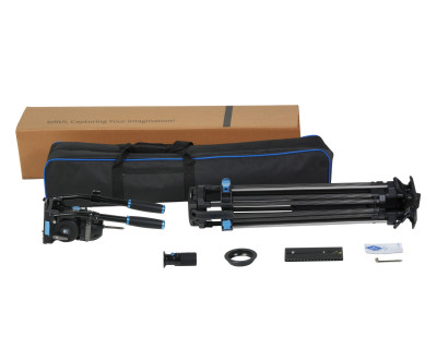 Treppiede video SQ100 con testa fluida VHS18 semisfera 100mm — immagine 7