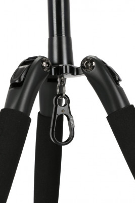 Treppiede T-005SK in alluminio Nero + Testa a Sfera B-00K — immagine 2