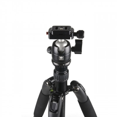TREPPIEDE T-004SK+B-00K IN ALLUMINIO NERO — immagine 3