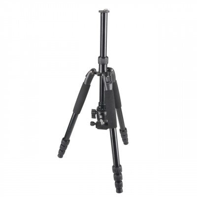 TREPPIEDE T-004SK+B-00K IN ALLUMINIO NERO — immagine 2