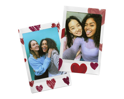 Instax Mini Film Heart Sketch 10 fogli — immagine 3
