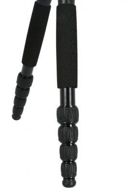 Treppiede T-005SK in alluminio Nero + Testa a Sfera B-00K — immagine 5