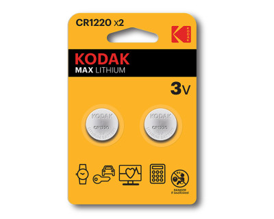 CR1220 MAX 3V - 2pz