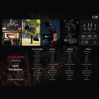 25mm T1.05 CINEMA VISION FUJIFILM X — immagine 4
