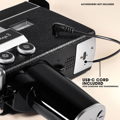 Videocamera digitale CS-8 Screen-Free - Nera — immagine 7