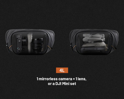 Marsupio OneGo Solo V2 4L - Obsidian Black — immagine 4
