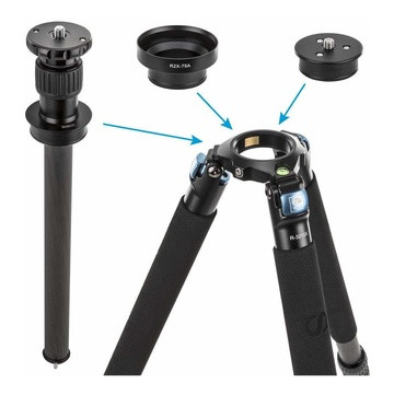 Treppiede R-3213X in fibra di carbonio + Testa VH-10X — immagine 4