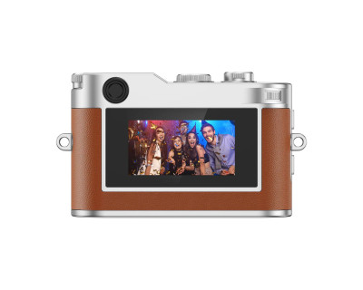 Mini Fotocamera Marrone - Portachiavi Digitale Gadget & Idea Regalo — immagine 4