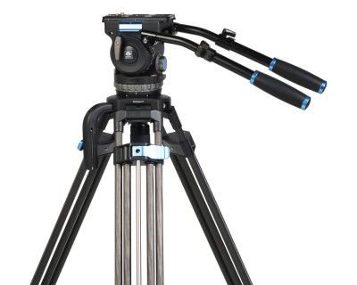 Treppiede video SQ100 con testa fluida VHS18 semisfera 100mm — immagine 2