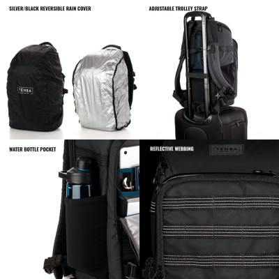 AXIS V2 Backpack 16L Black — immagine 8