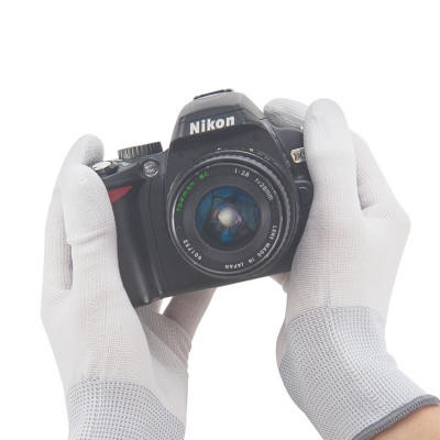 Guanti antistatici per pulizia fotocamera – bianchi — immagine 4