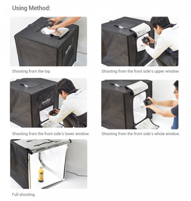 LST80 MINI STUDIO BOX 80X80X80 CM — immagine 4