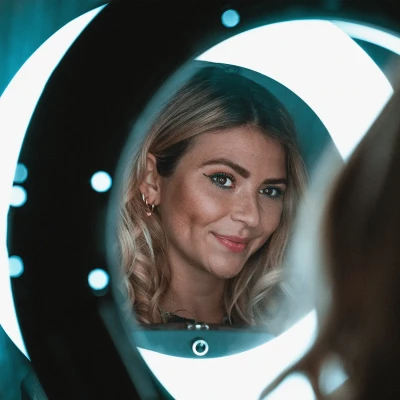 Lumen Ring light a LED bicolor — immagine 6