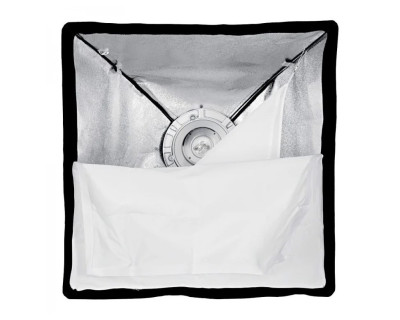 Softbox 60x60 con anello Bowens e griglia — immagine 2