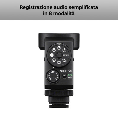 Microfono shotgun a 4 capsule con 8 modalità di registrazione (ECM-M1) — immagine 5