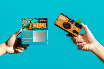 Fotocamera Simple Use Ricaricabile LomoChrome Turquoise — immagine 3