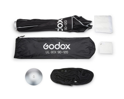 Softbox rettangolare Quick Release 90x120 Bowens (serie UL) — immagine 5