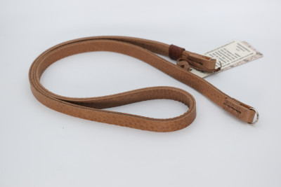 Tracolla TR-XS in vera pelle - marrone — immagine 3