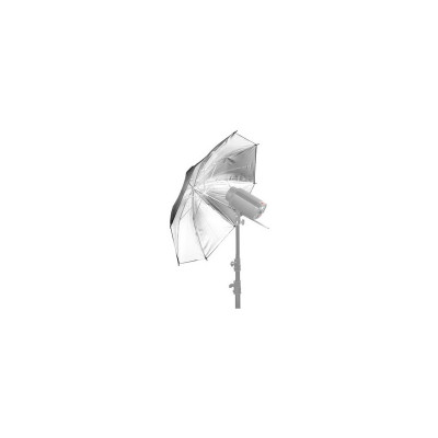 OMBRELLO D.185 NERO ARGENTO UB-L3 75 — immagine 2