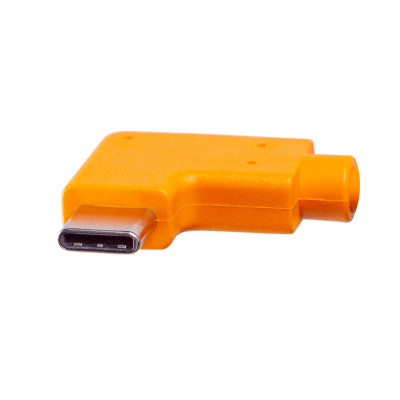 Cavo Pro da USB-C a USB-C angolare 4.6m - Arancione — immagine 2