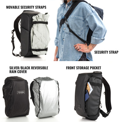 Borsa a tracolla Solstice V2 12L Nera — immagine 5