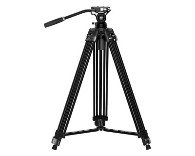 Treppiede Broadcast EL-VT01 con testa video su base livellante 75mm
