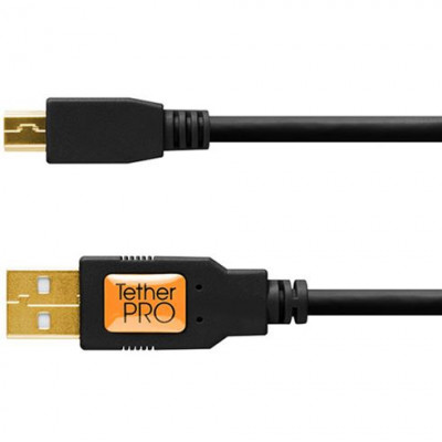 Cavo USB 2.0 maschio/Mini-B 5 pin 30cm nero — immagine 2