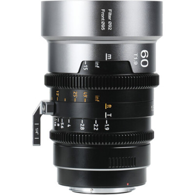 60mm T1.9 IronStar Anamorphic 1.5x FF Cine EF/PL Mount - Blue Flare — immagine 2