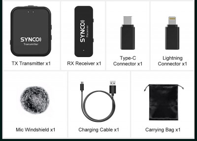 G1TL MICROFONO WIRELESS USB C/LIGHTNING — immagine 3