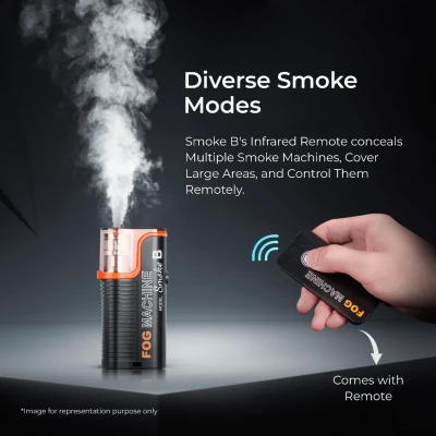 Smoke B Macchina del fumo portatile con telecomando — immagine 5